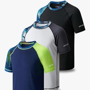 Kids Swim Rashguards Set - UPF 50+